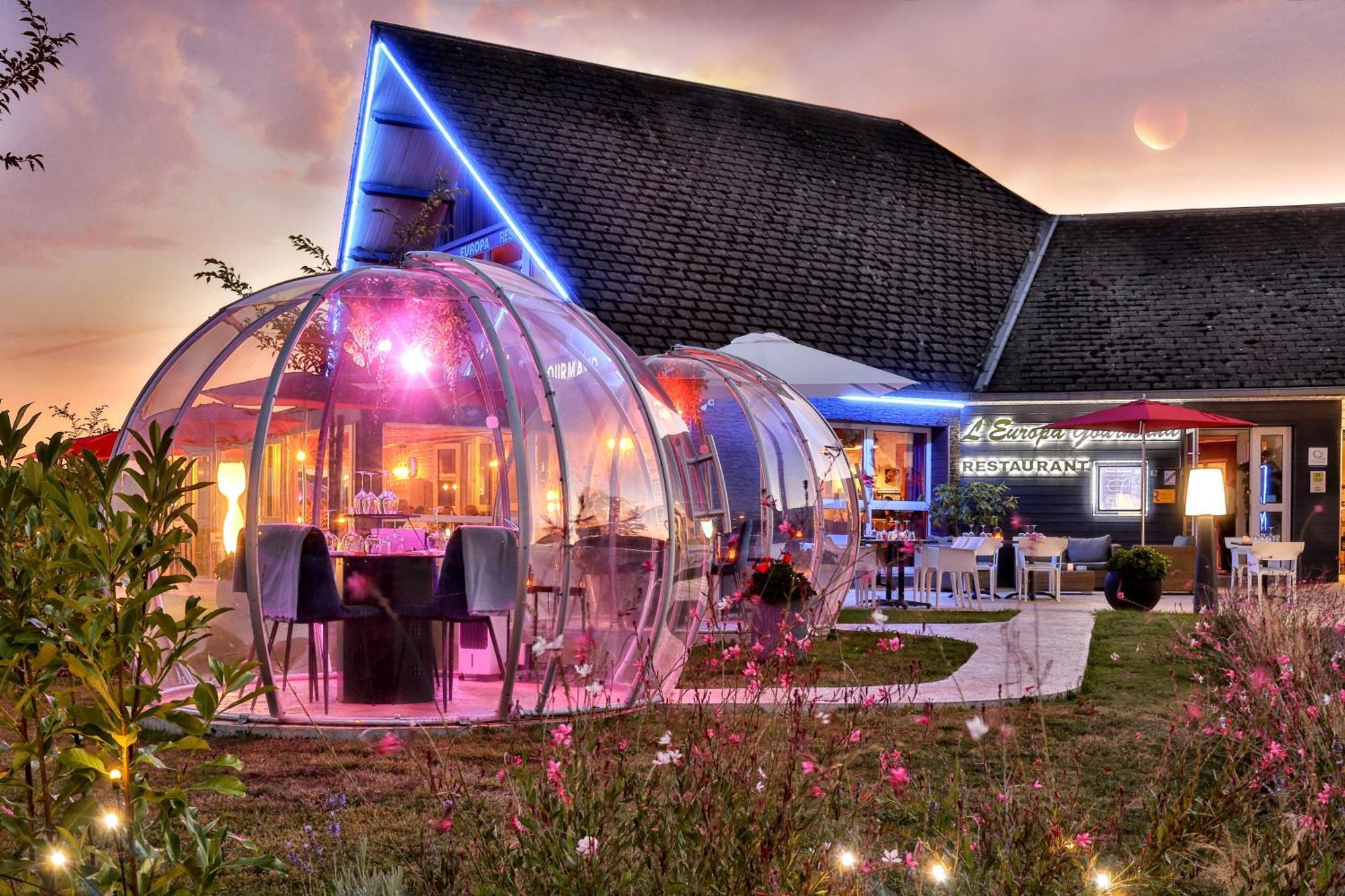 Hotel-Restaurant Logis Europa Maussac Екстер'єр фото